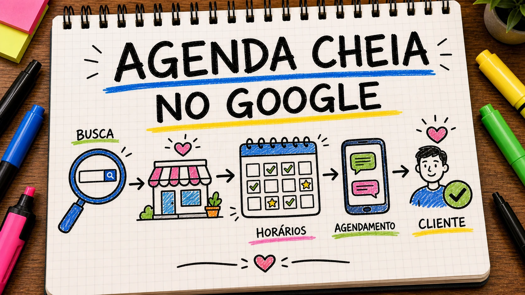 Anunciar no Google para agenda em Bauru com horários, serviço e agendamentos medidos