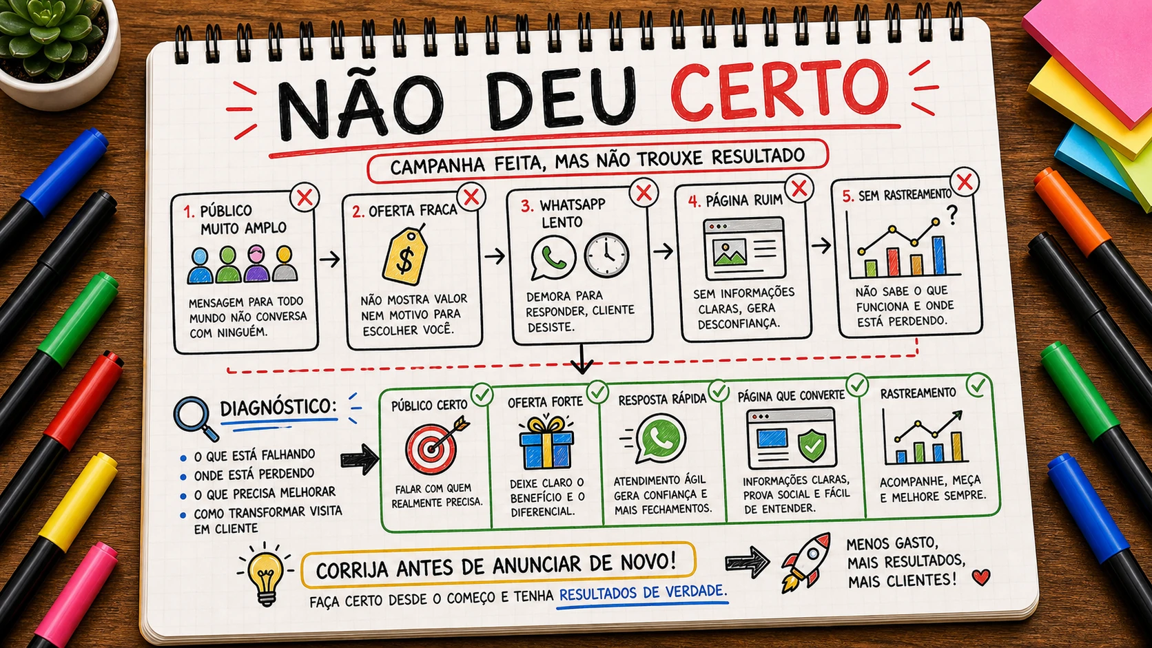 anunciei na internet e não deu certo com diagnóstico claro para empresa de Bauru