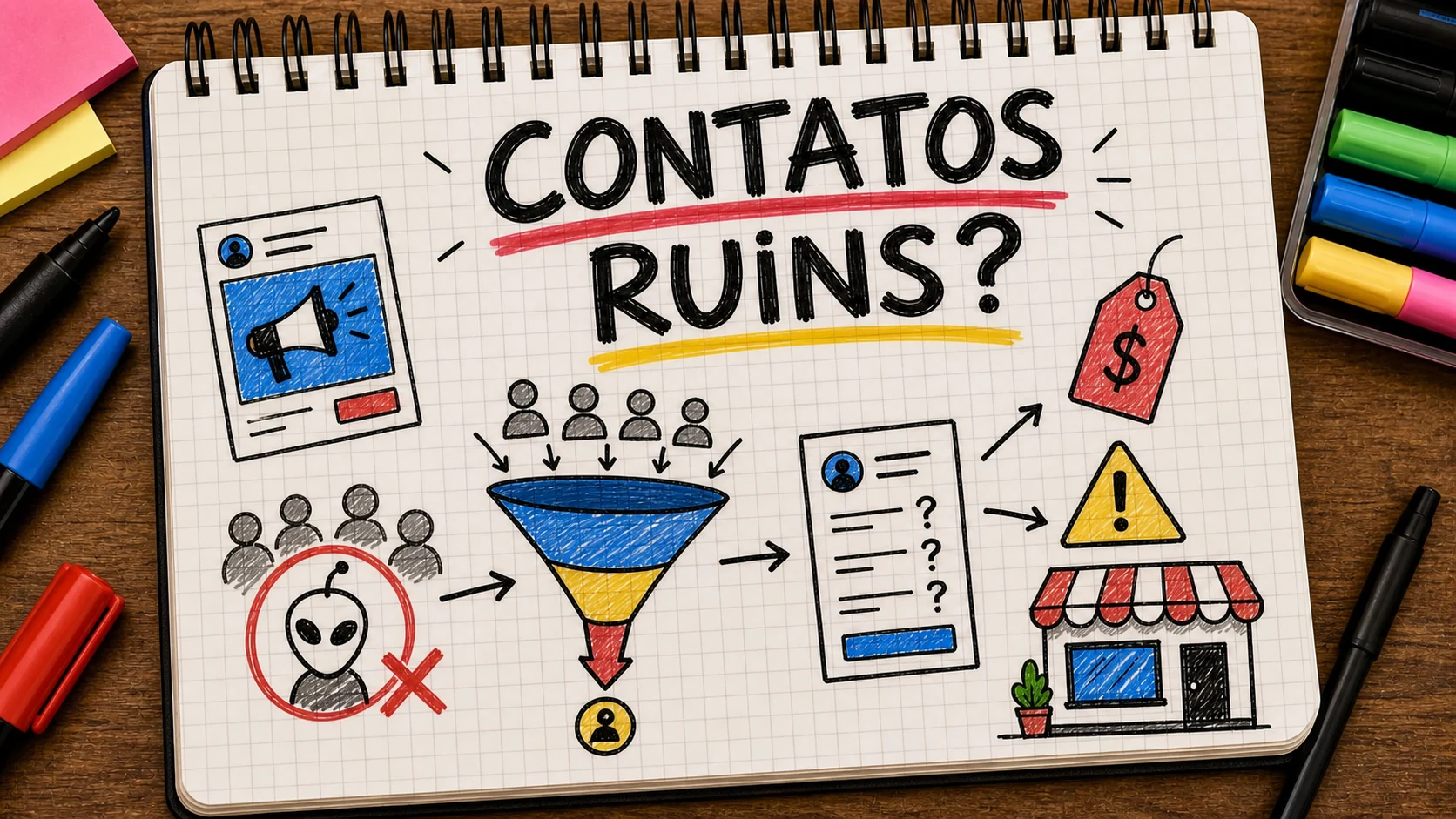 Anúncios geram contatos ruins quando campanha e qualificação estão desalinhadas
