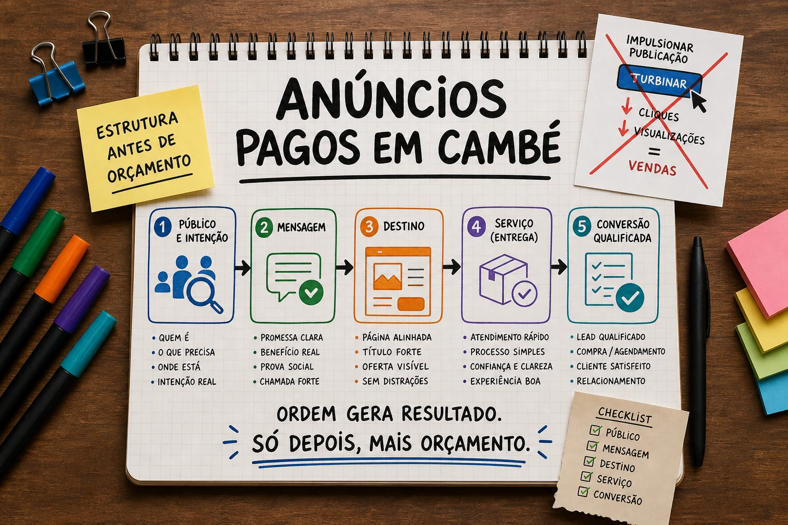 anúncios pagos em Cambé representado por decisões, canais e relacionamento com clientes locais