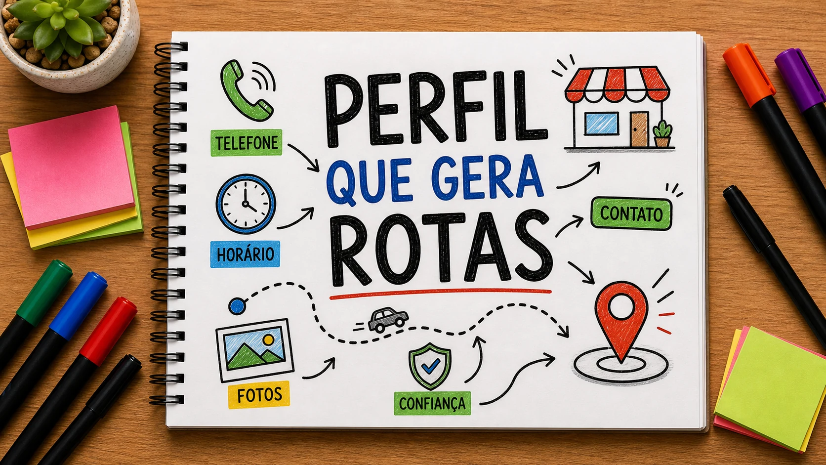 arrumar perfil da empresa no Google para gerar ligações e rotas