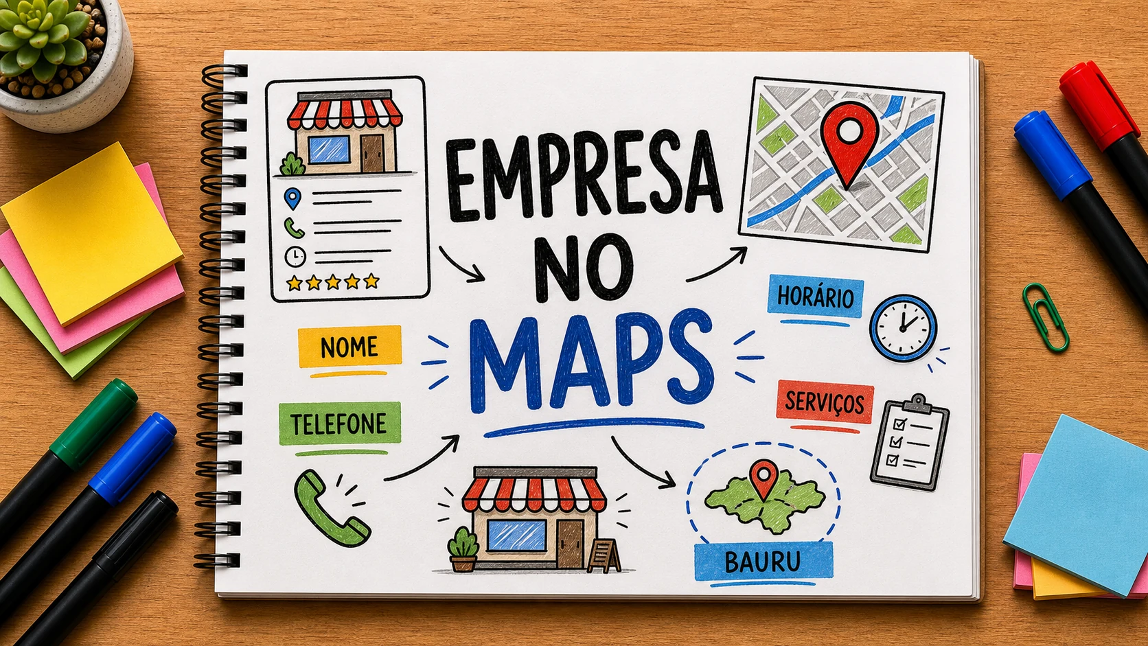 colocar empresa no Google Maps em Bauru com cadastro local correto