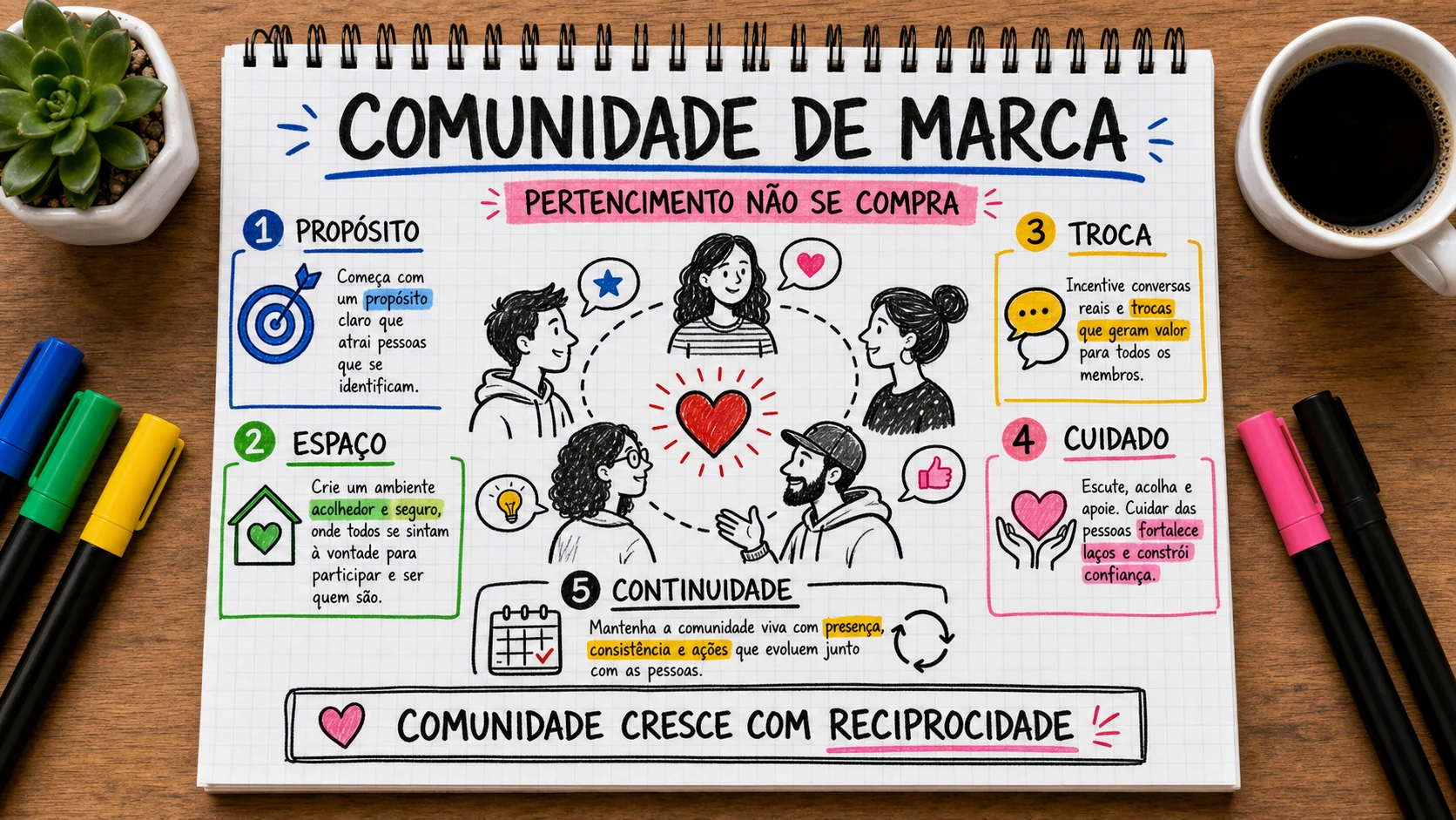 Comunidade de marca representado em uma cena editorial sobre escolha, contexto e decisão.