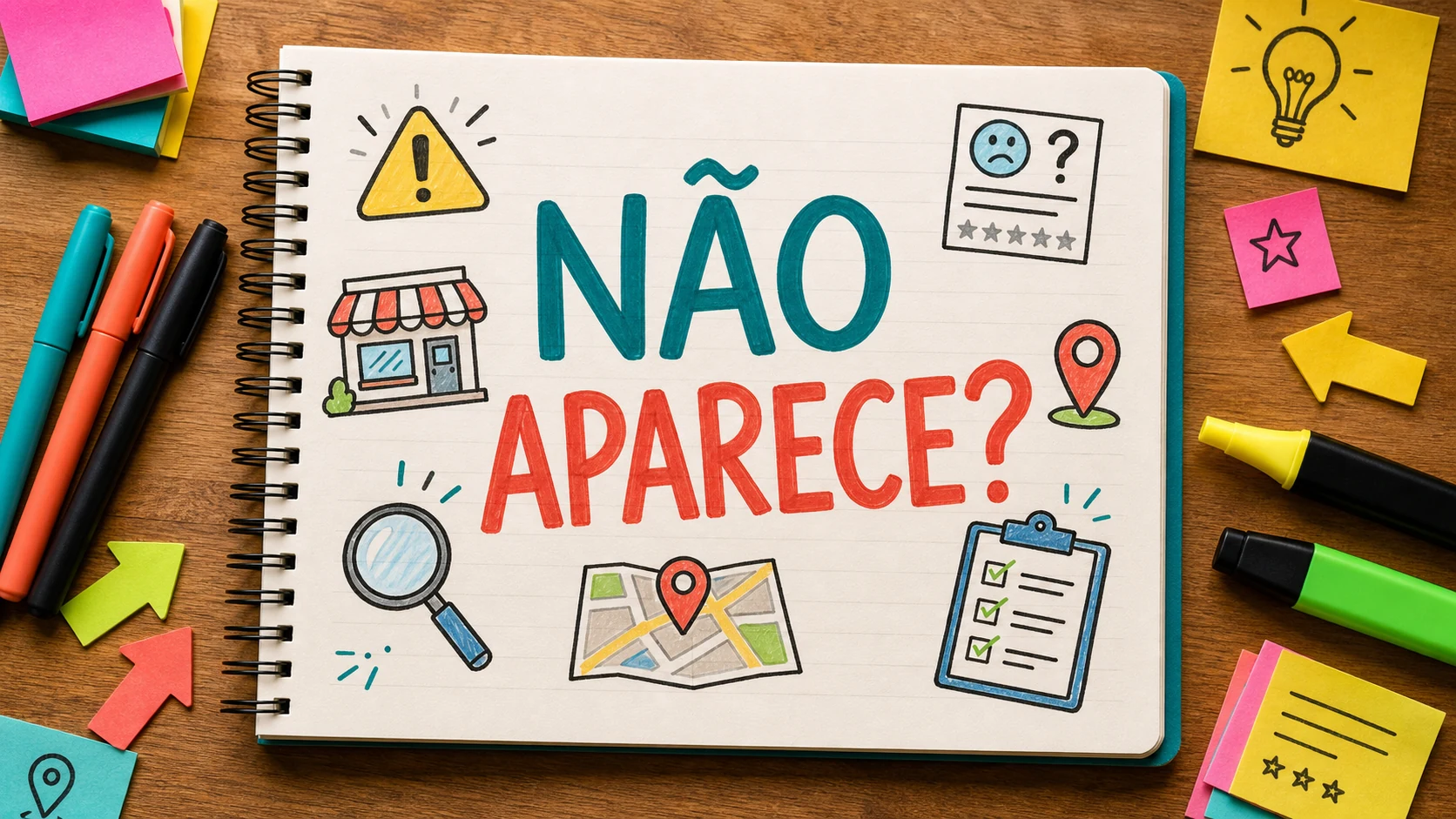empresa não aparece perto de mim com correções de perfil, site e reputação local