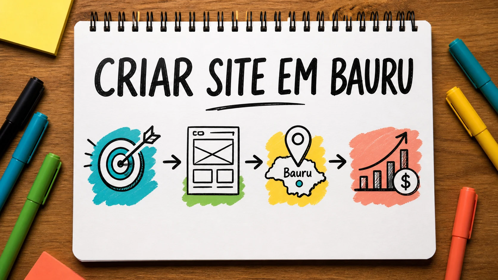 quanto custa criar site em Bauru para negócio local com WhatsApp e SEO