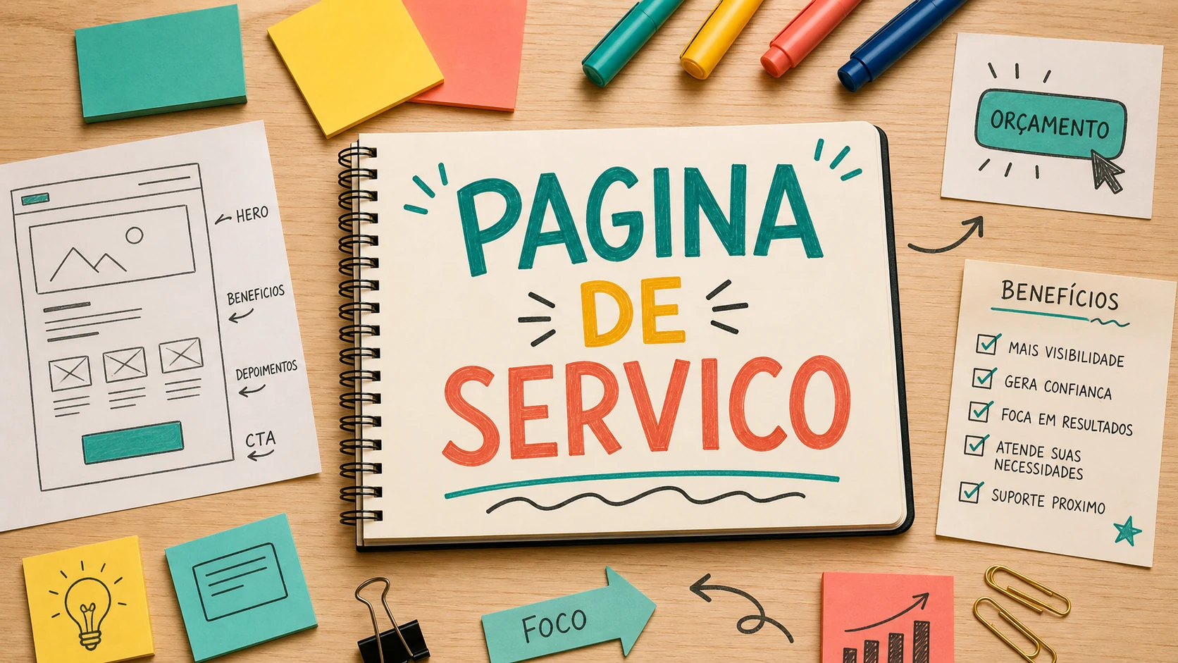 quanto custa página para divulgar serviço com contato e orçamento