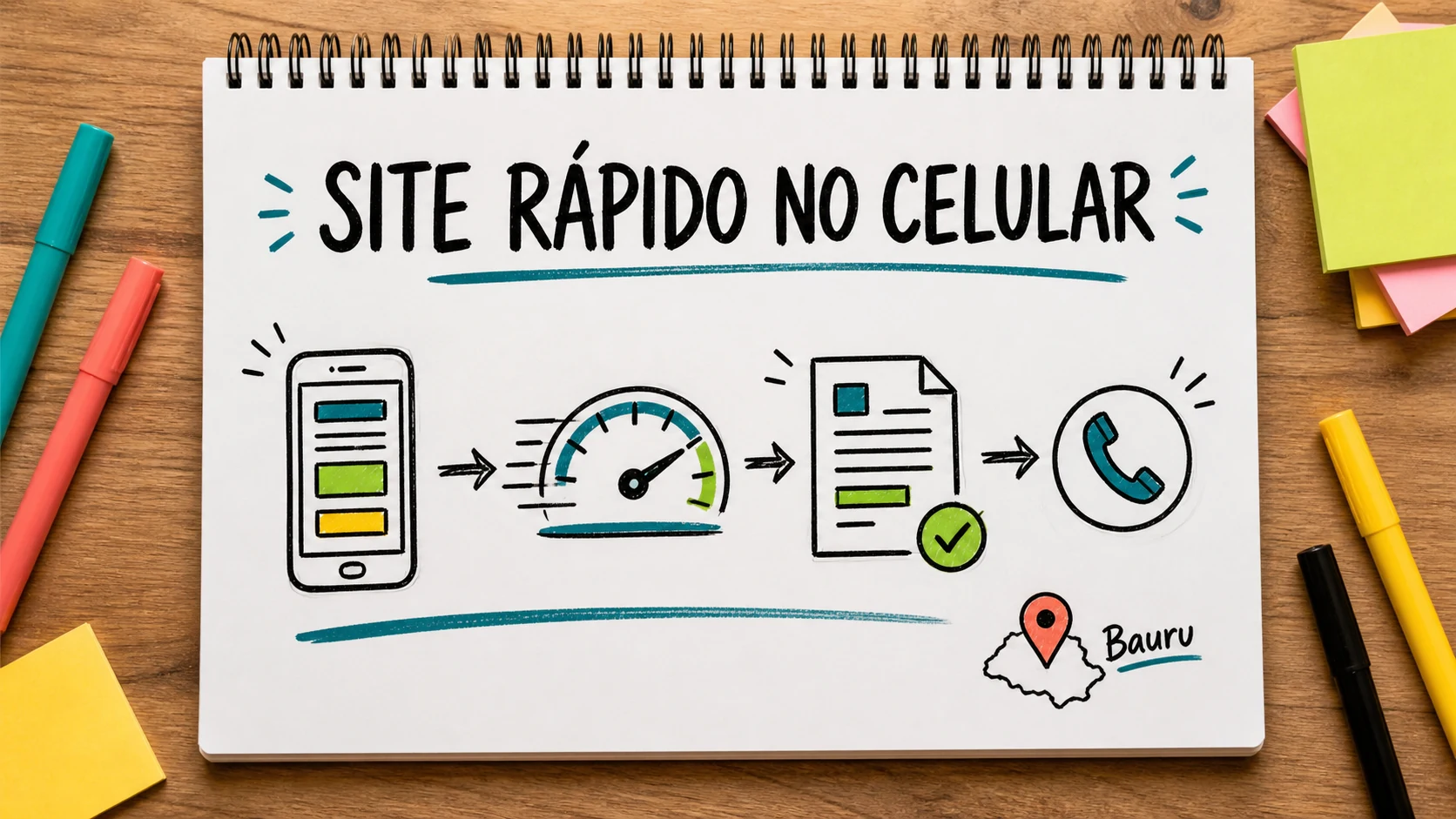 quanto custa site bom no celular com velocidade e botões claros