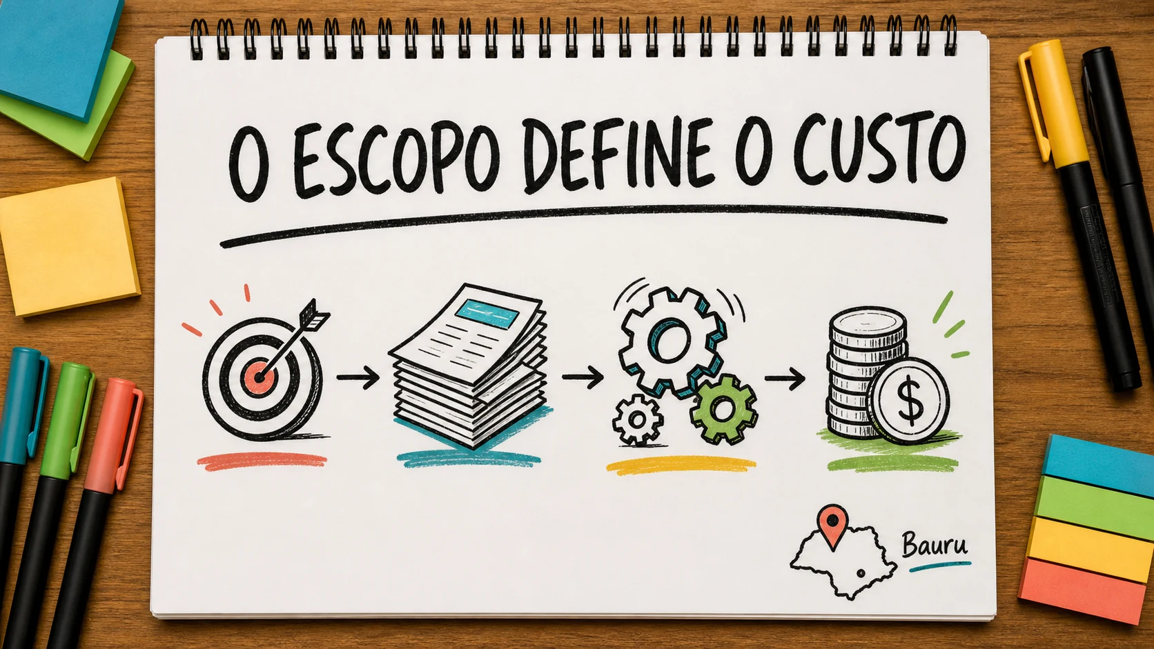 quanto custa criar um site com escopo claro para empresa local