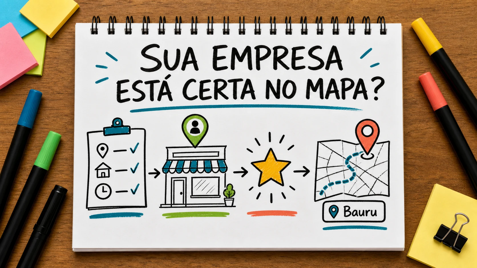 diagnóstico de empresa que não aparece no Google Maps