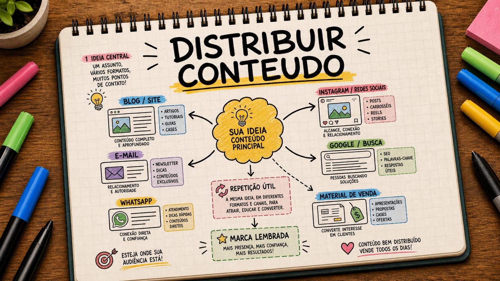 Distribuir conteúdo explicado com clareza para empresas em Bauru
