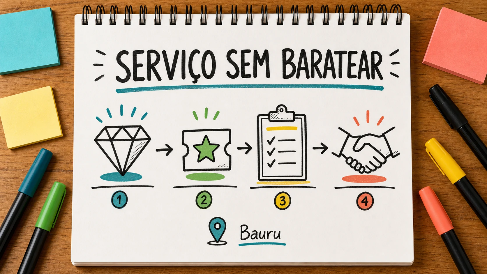 divulgar promoção de serviço com pacote, bônus e prova de valor
