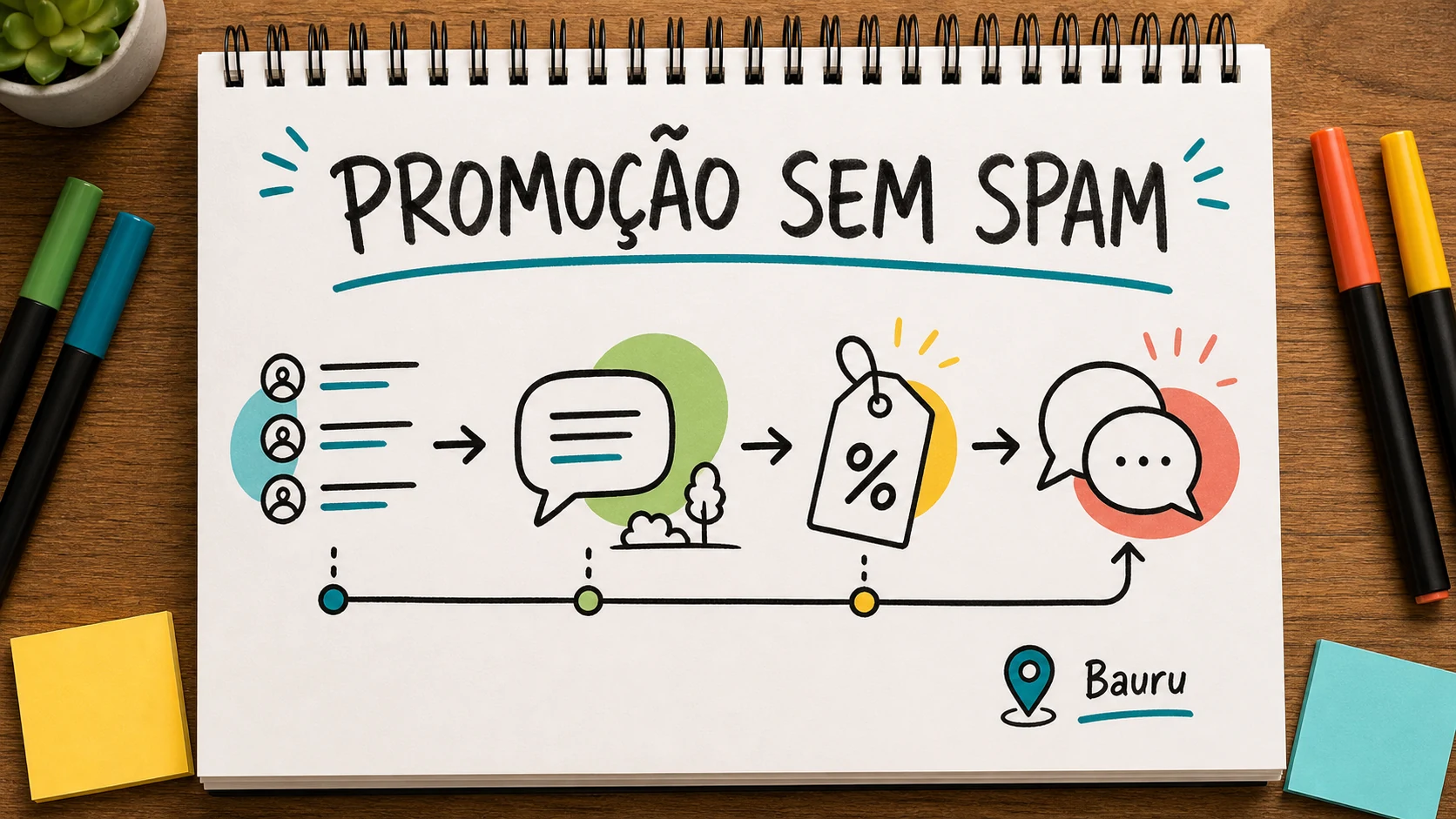 divulgar promoção no WhatsApp com lista segmentada e mensagem curta