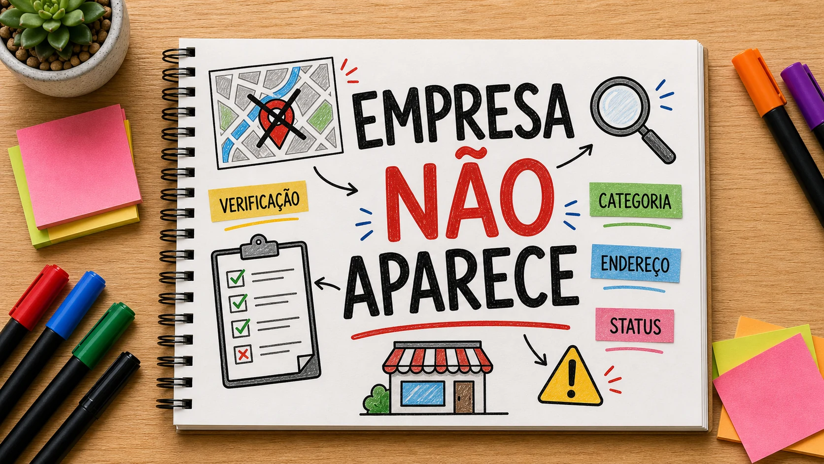 minha empresa não aparece no Google Maps com checklist de diagnóstico local