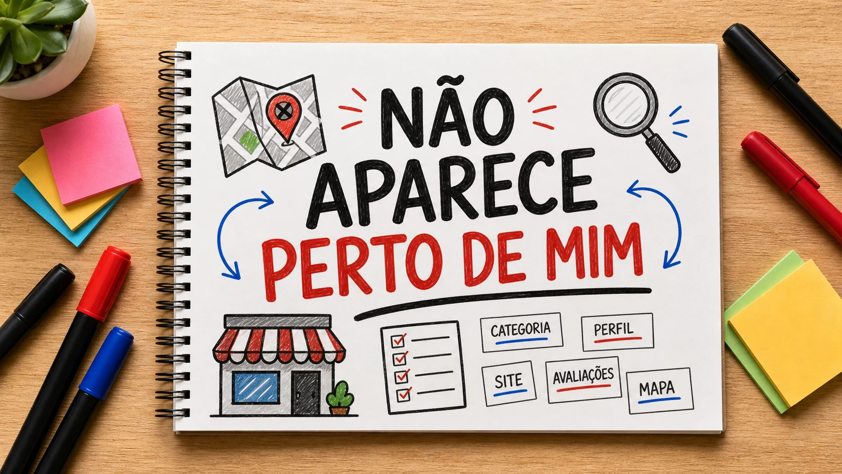 Caderno com diagnóstico para empresa não aparece perto de mim