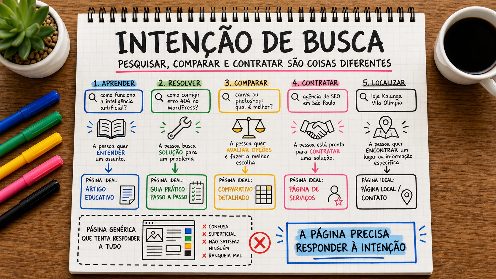 Intenção de busca representado em uma cena editorial sobre escolha, contexto e decisão.