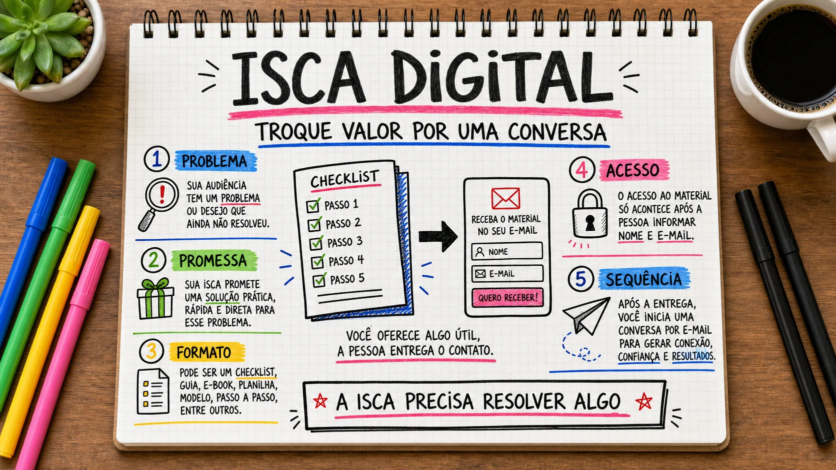 Isca digital representado em uma cena editorial sobre escolha, contexto e decisão.