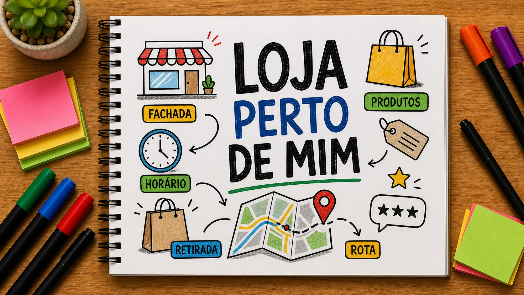 loja aparecer no Google Maps perto de mim com vitrine local bem cuidada