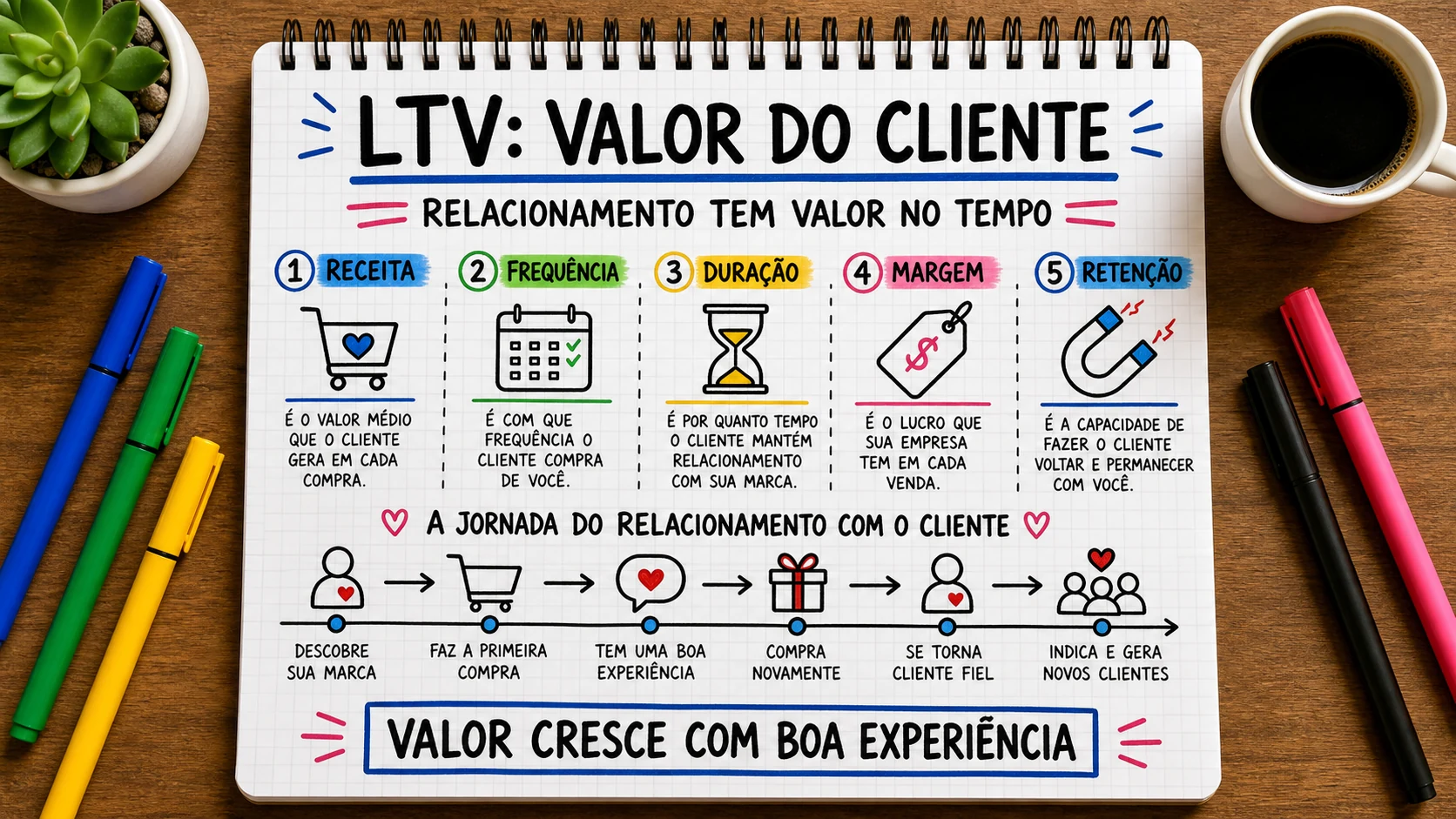 LTV valor do cliente representado em uma cena editorial sobre escolha, contexto e decisão.