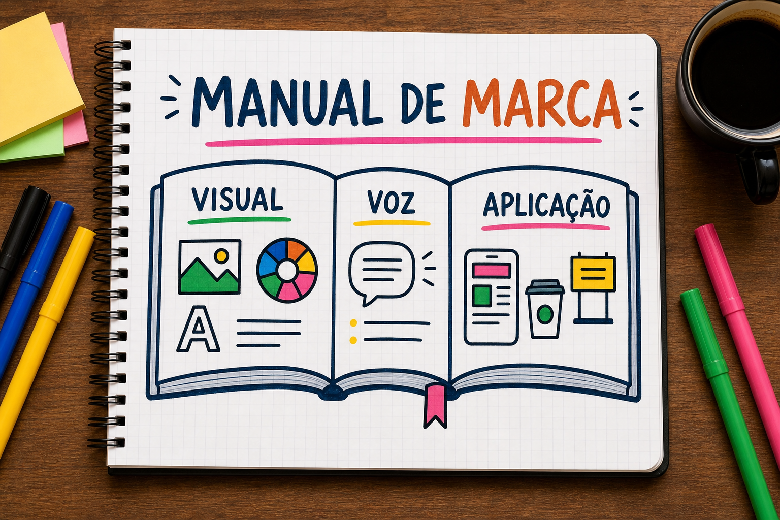 Manual de marca e brandbook aplicados à identidade visual, verbal e experiência