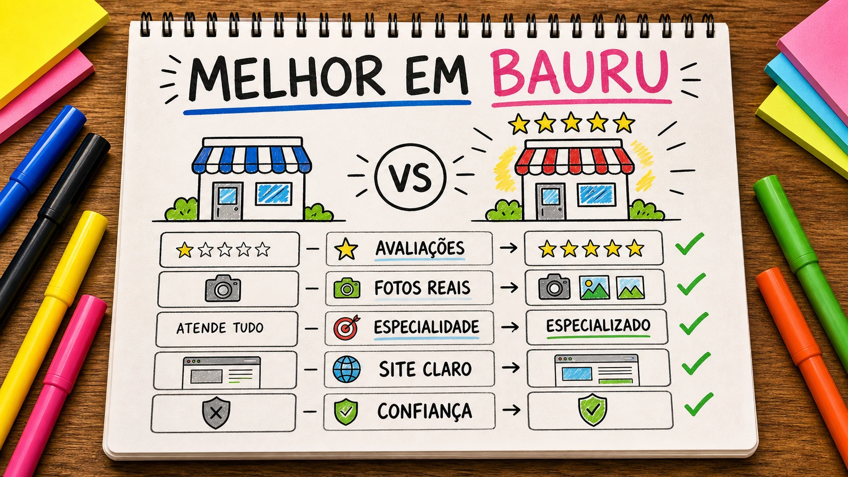 melhor empresa de serviço em Bauru com sinais de confiança