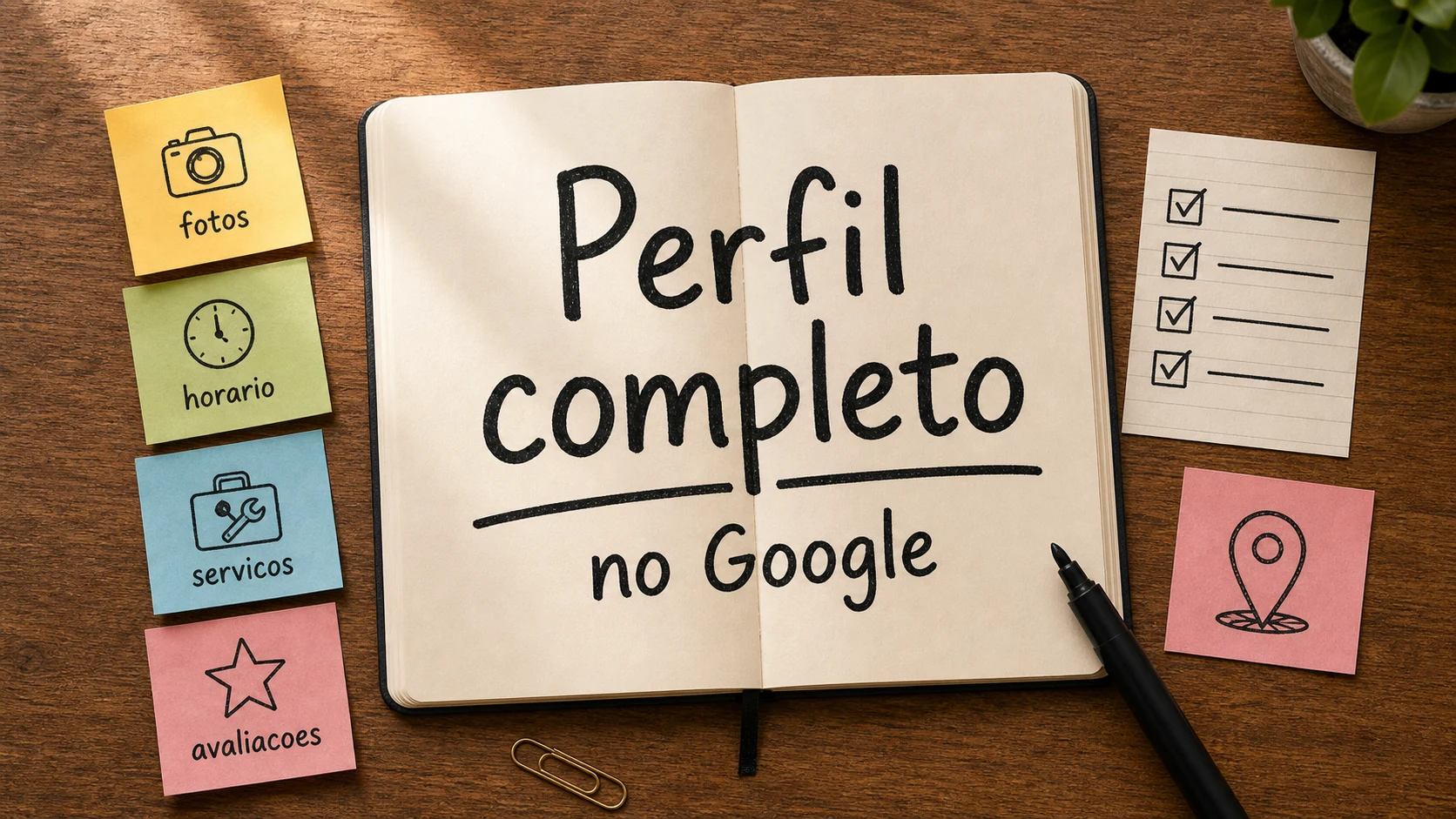 o que colocar no Google da empresa para atrair clientes com perfil completo e fotos reais