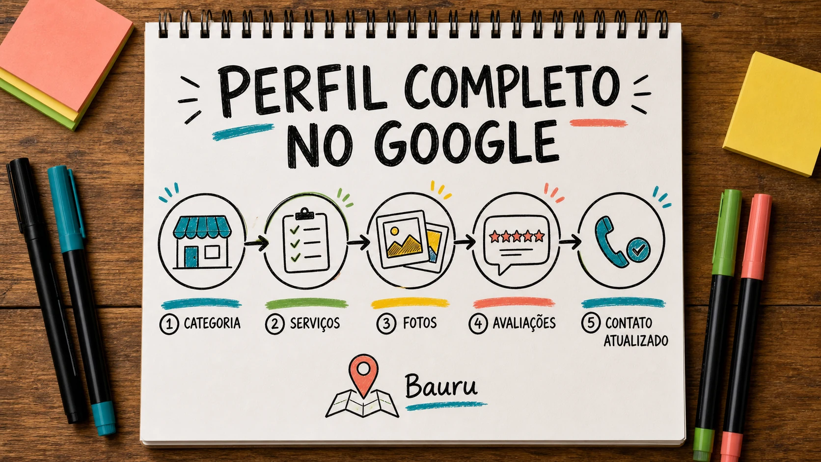 o que colocar no Google da empresa para atrair clientes com perfil completo e fotos reais