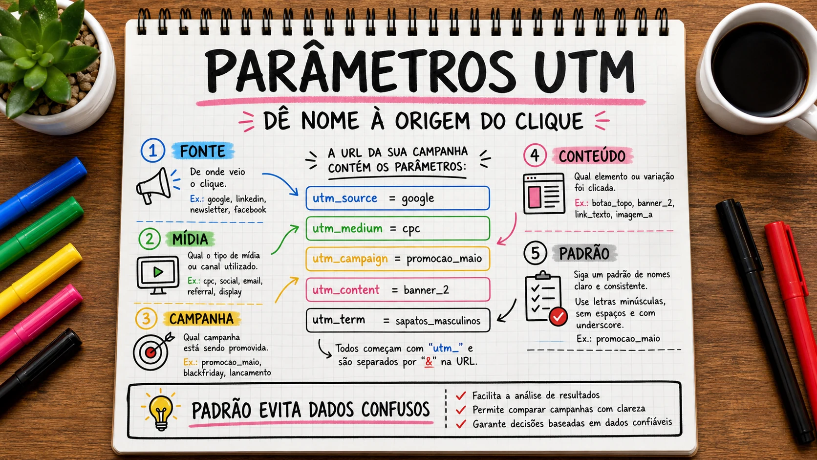 Parâmetros UTM representado em uma cena editorial sobre escolha, contexto e decisão.
