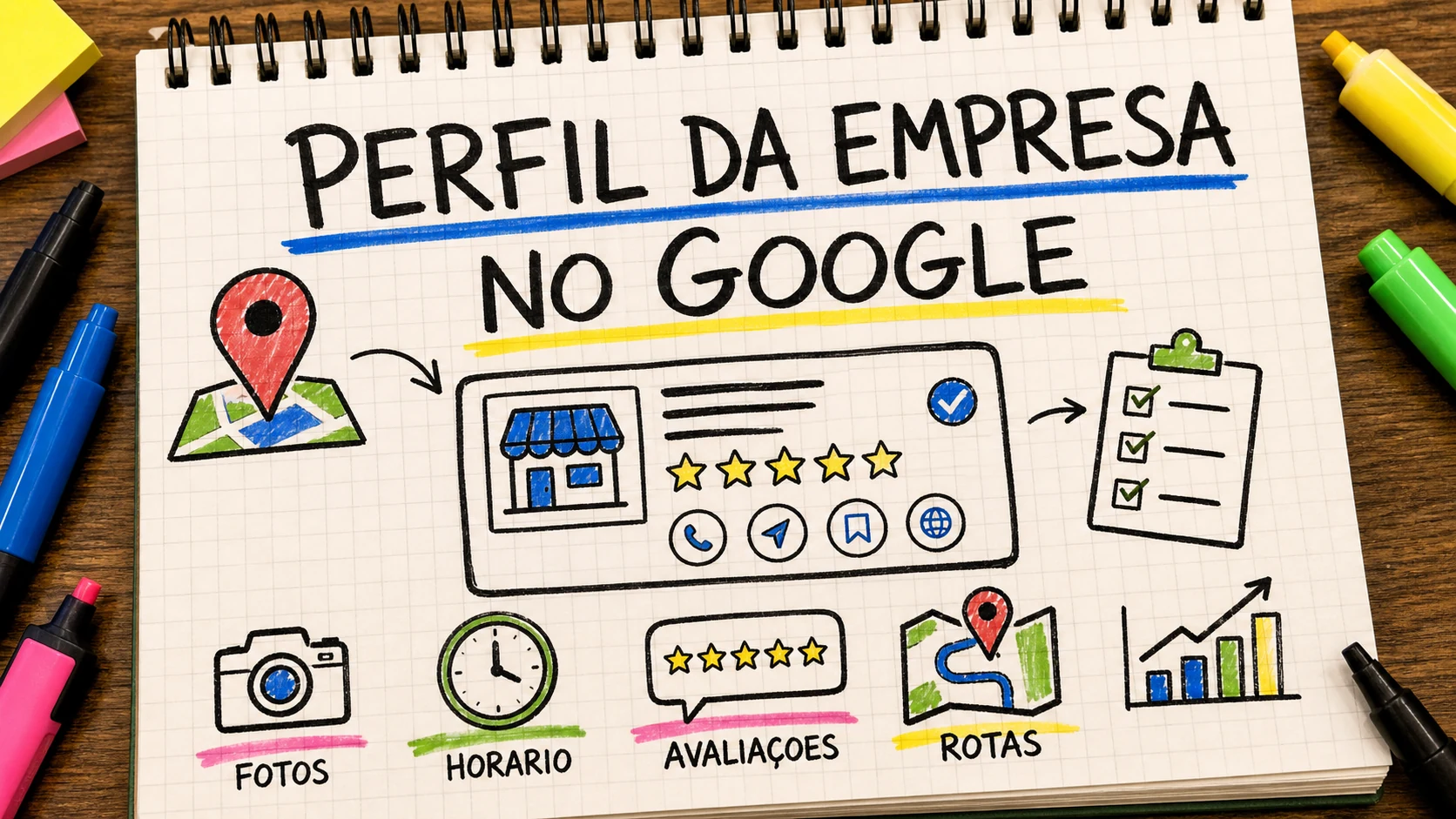 Perfil da Empresa no Google organizado para atrair clientes locais