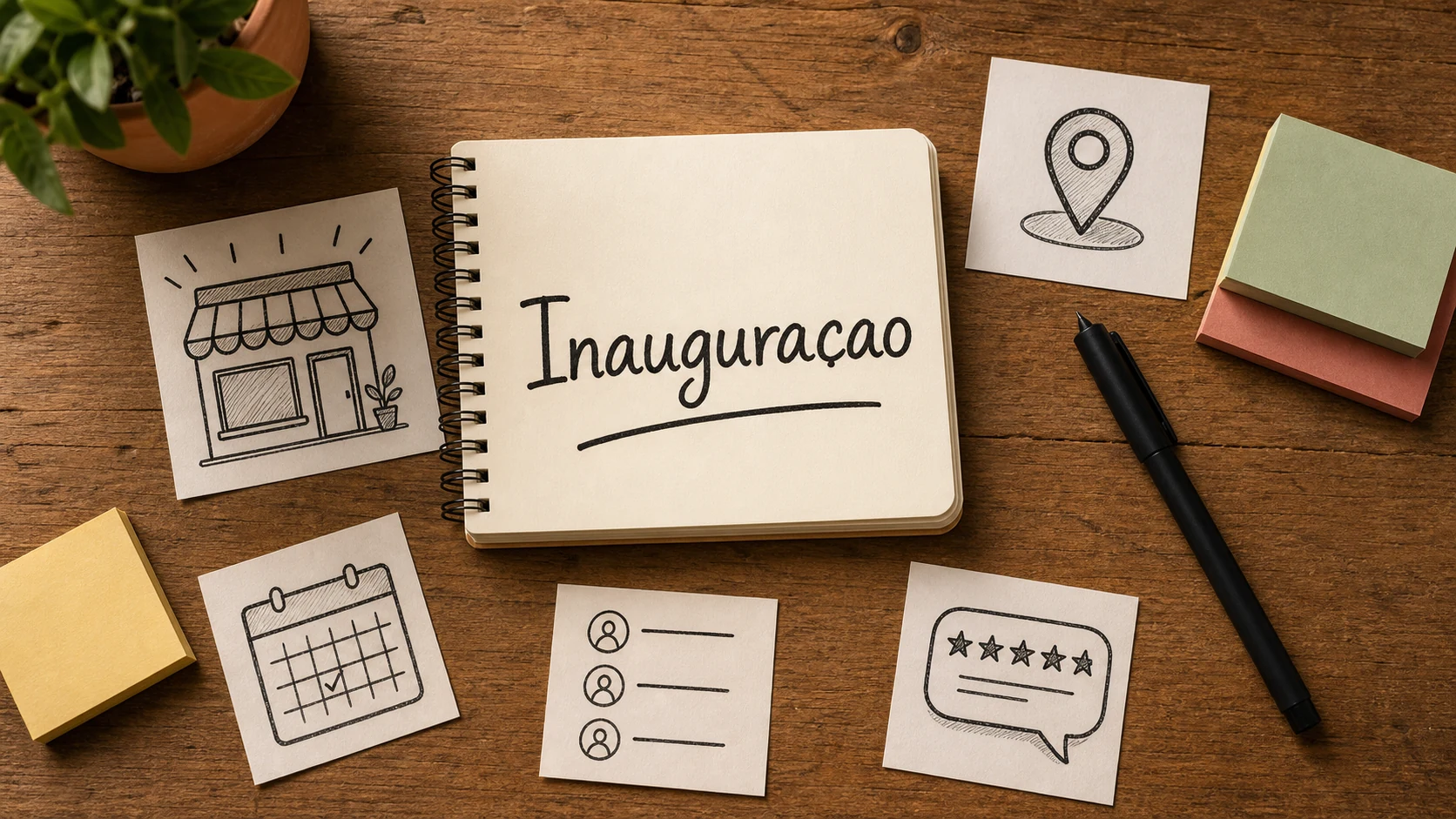 promoção de inauguração apresentando empresa nova para clientes locais