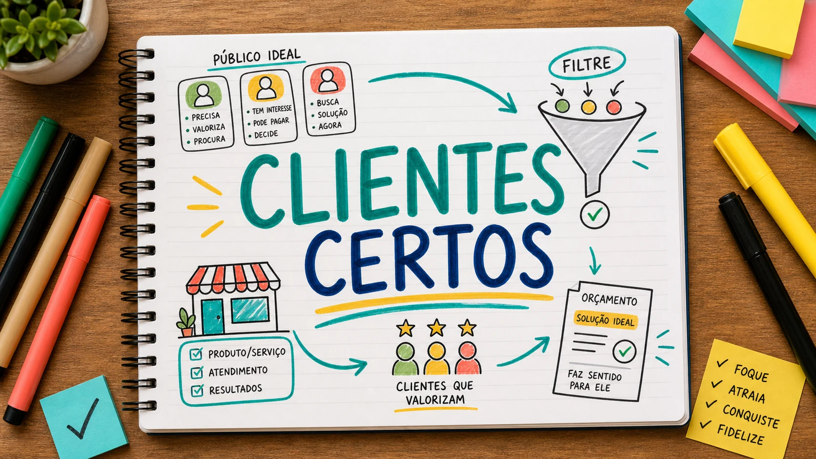 promover empresa local para clientes qualificados em planejamento visual para negócios locais
