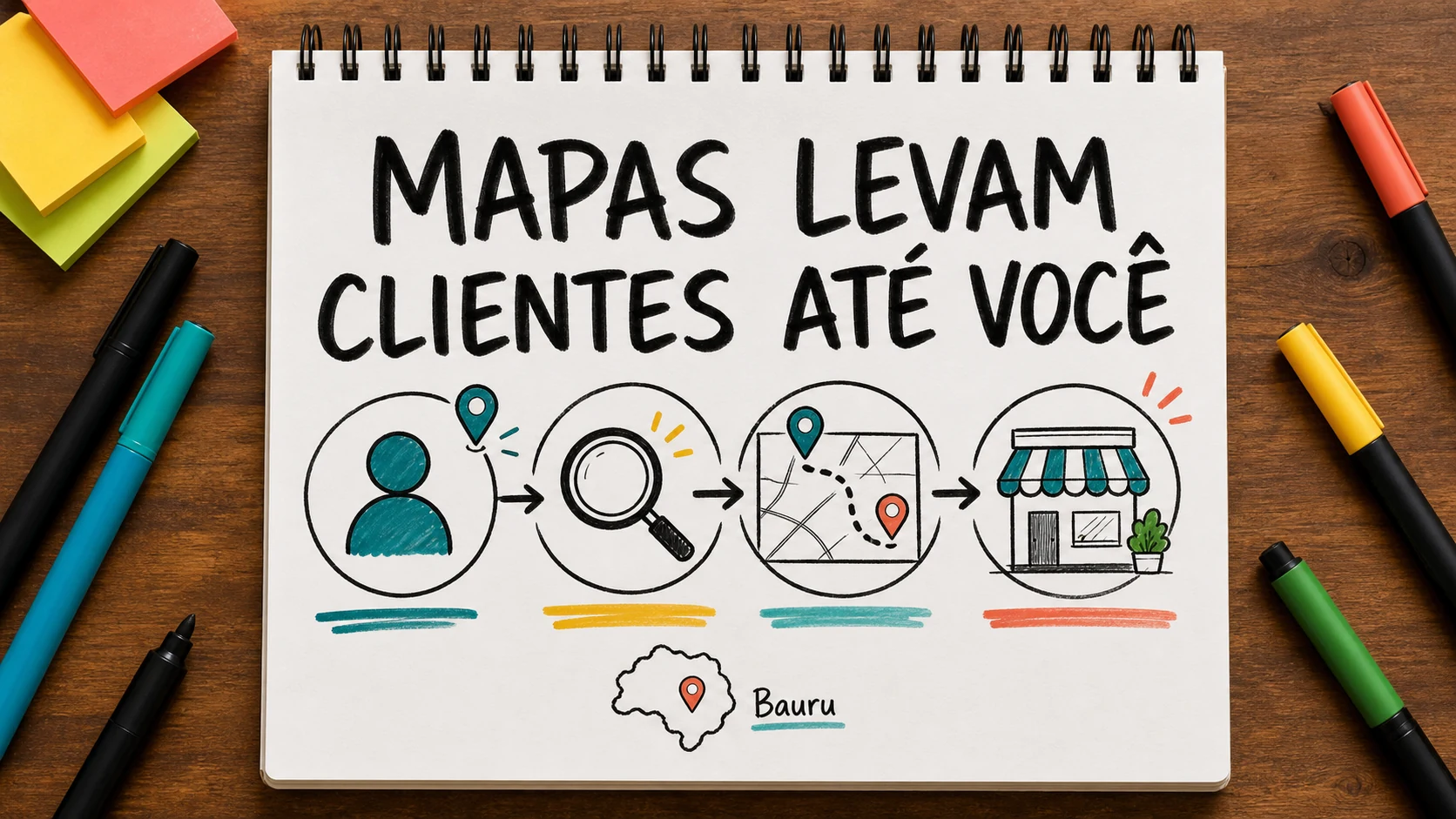 promover empresa local no Google em planejamento visual para negócios locais