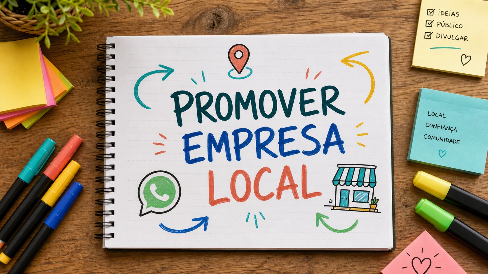 promover empresa local em planejamento visual para negócios locais