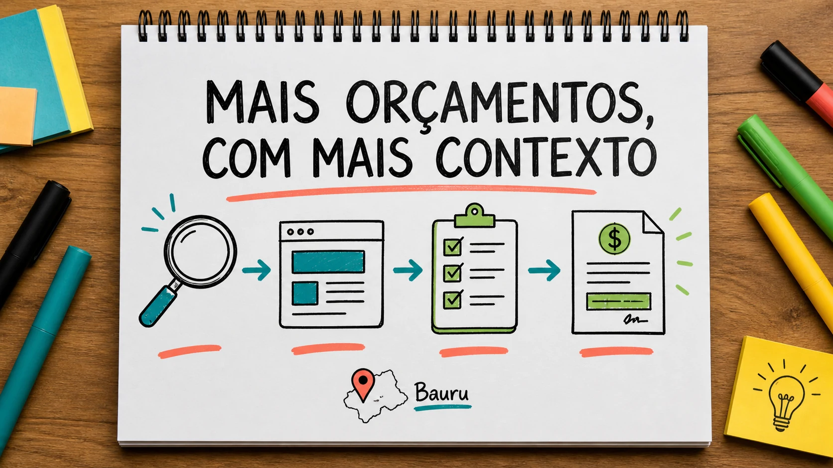 promover empresa local para orçamentos em planejamento visual para negócios locais