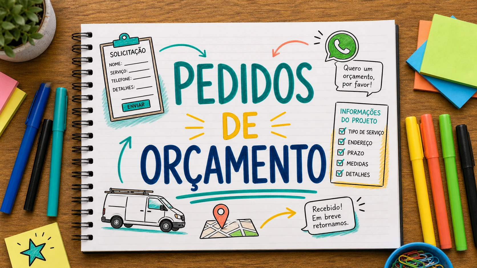 promover empresa local para orçamentos em planejamento visual para negócios locais