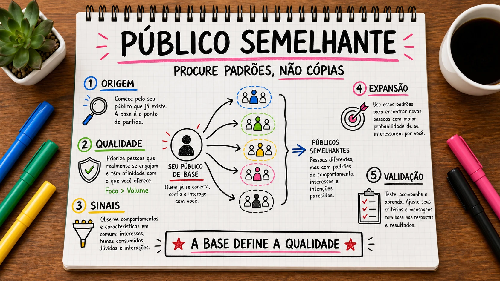 Público semelhante representado em uma cena editorial sobre escolha, contexto e decisão.
