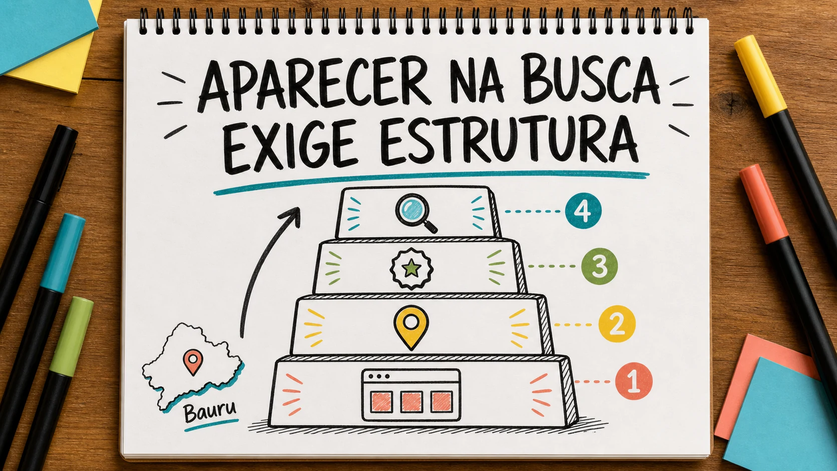 site para aparecer nas buscas com estrutura e conteúdo planejados