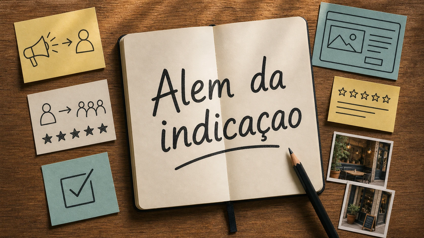 site para empresa que depende de indicação transformar reputação em presença online