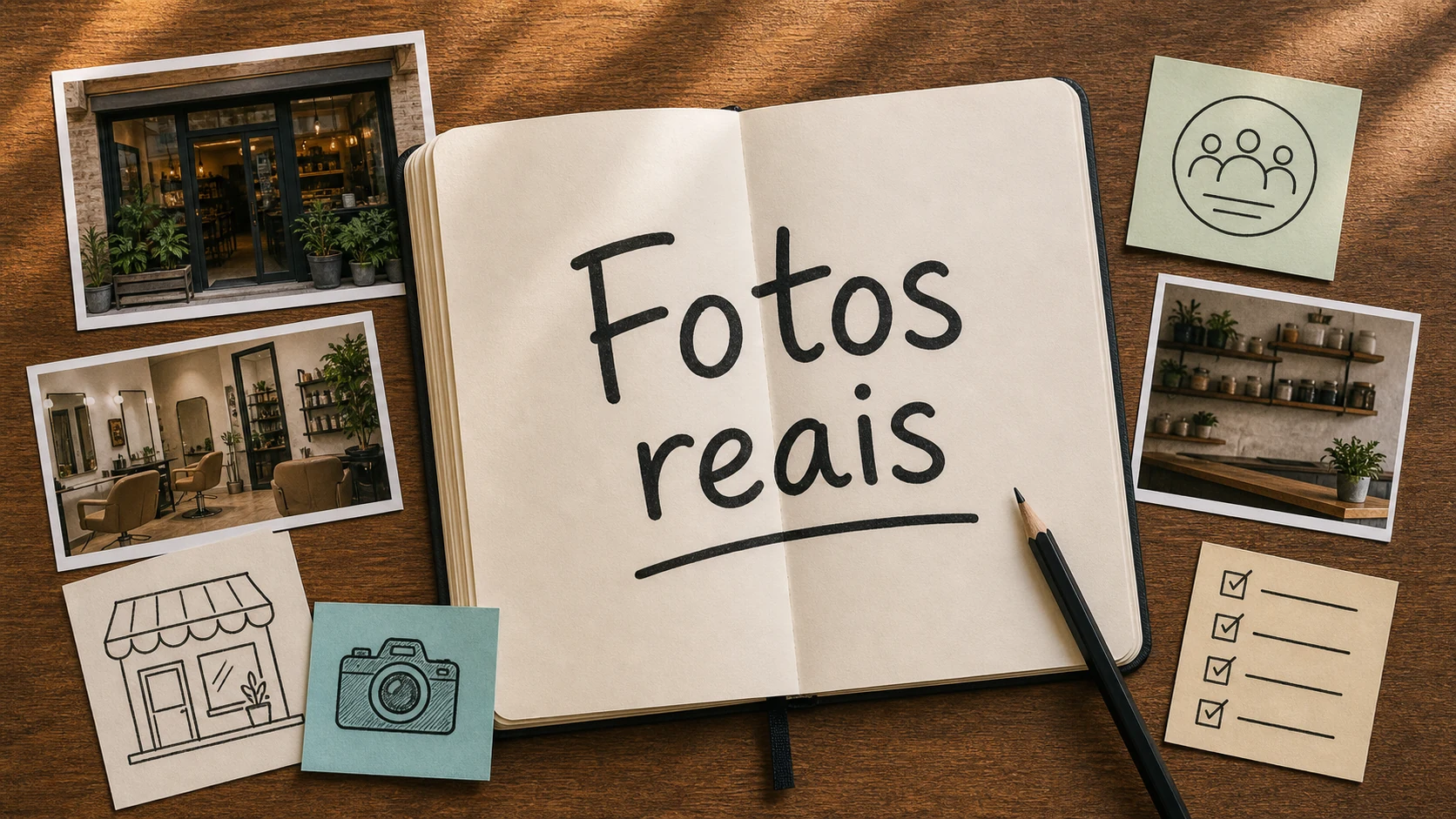site com fotos profissionais preço para mostrar equipe, espaço e confiança