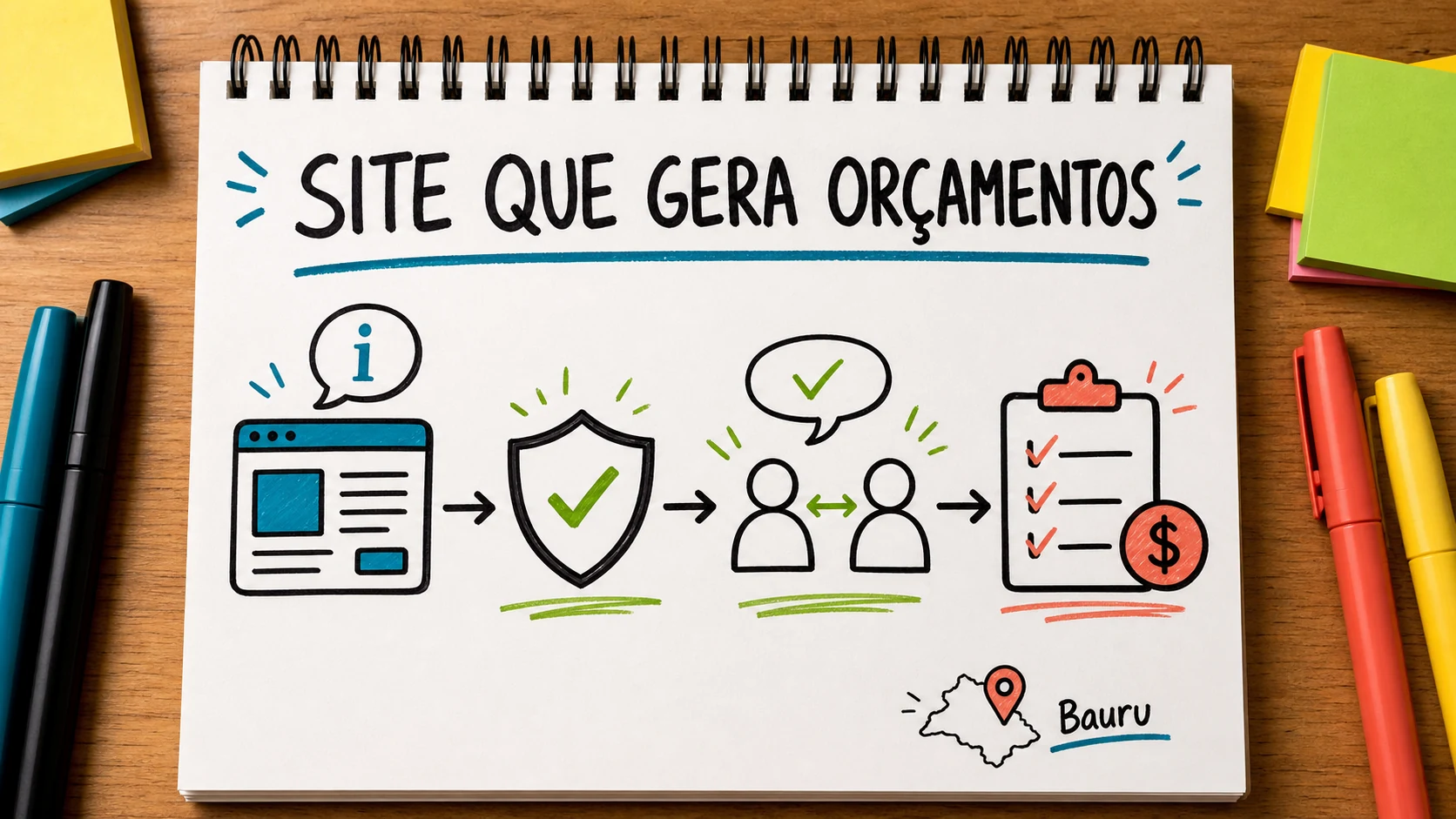 site para gerar orçamentos preço com serviços, provas e formulário adequado