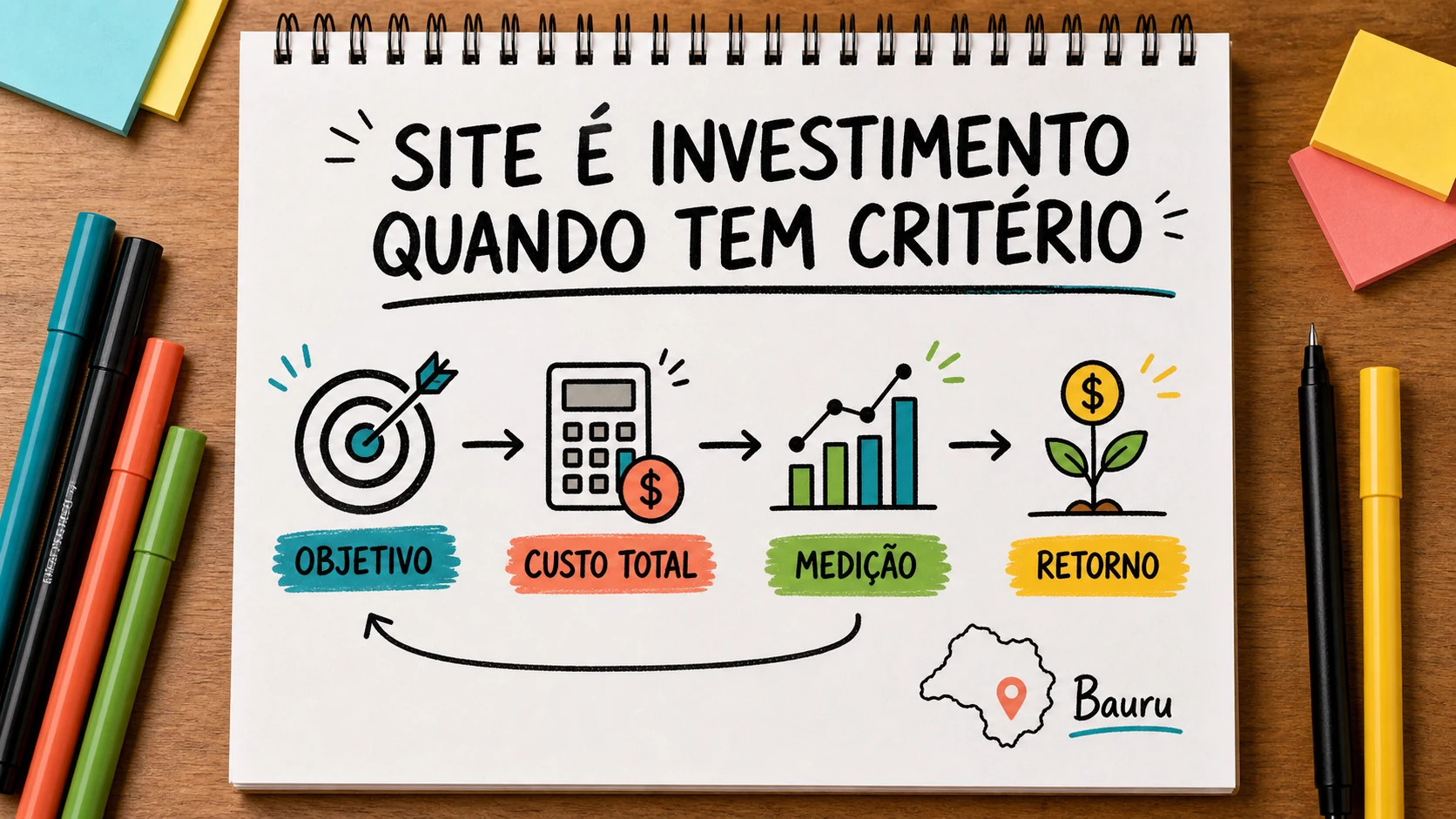 site vale o investimento quando gera utilidade e contatos mensuráveis