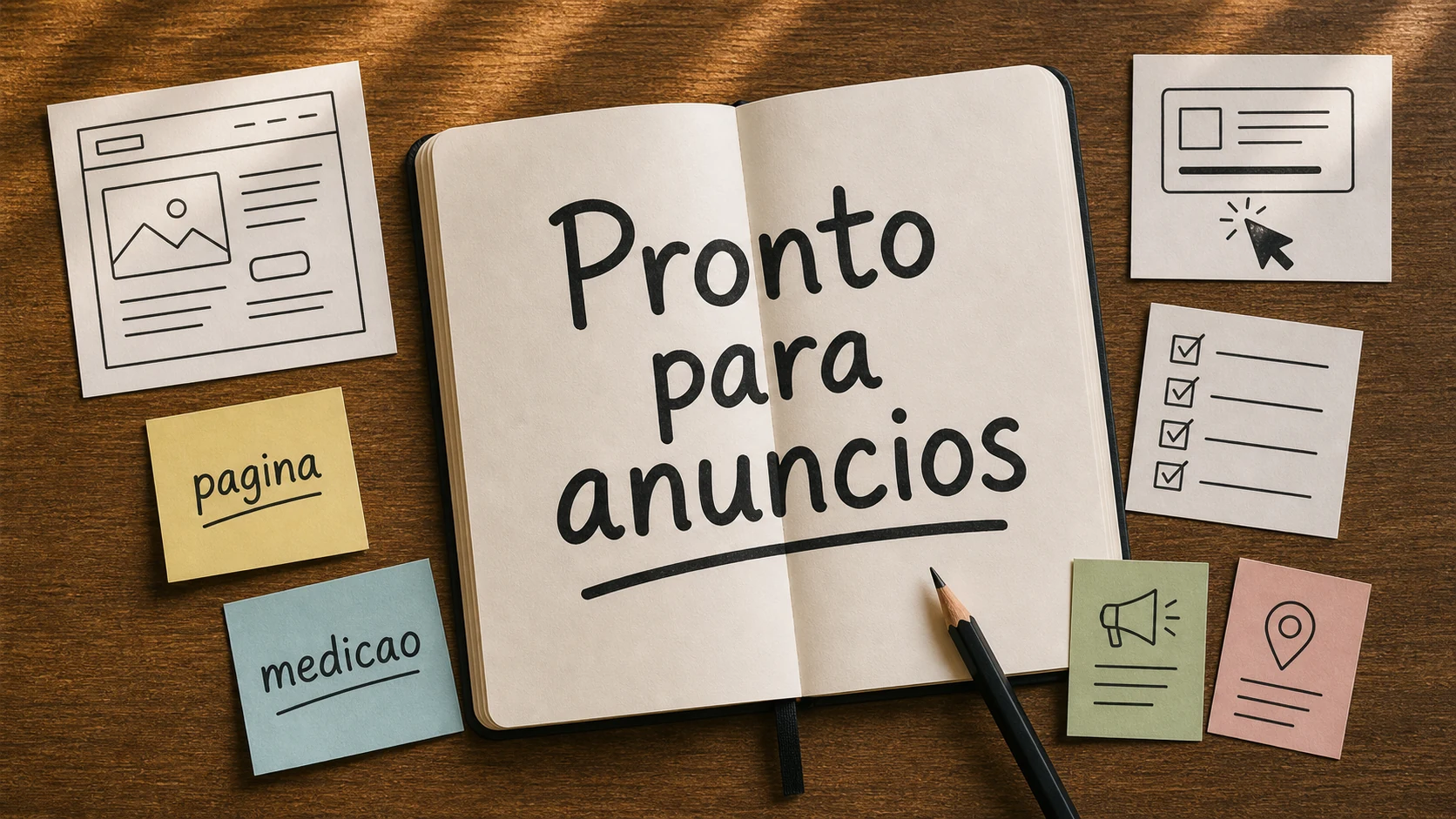 site preparado para anúncios preço com landing page, contato e medição