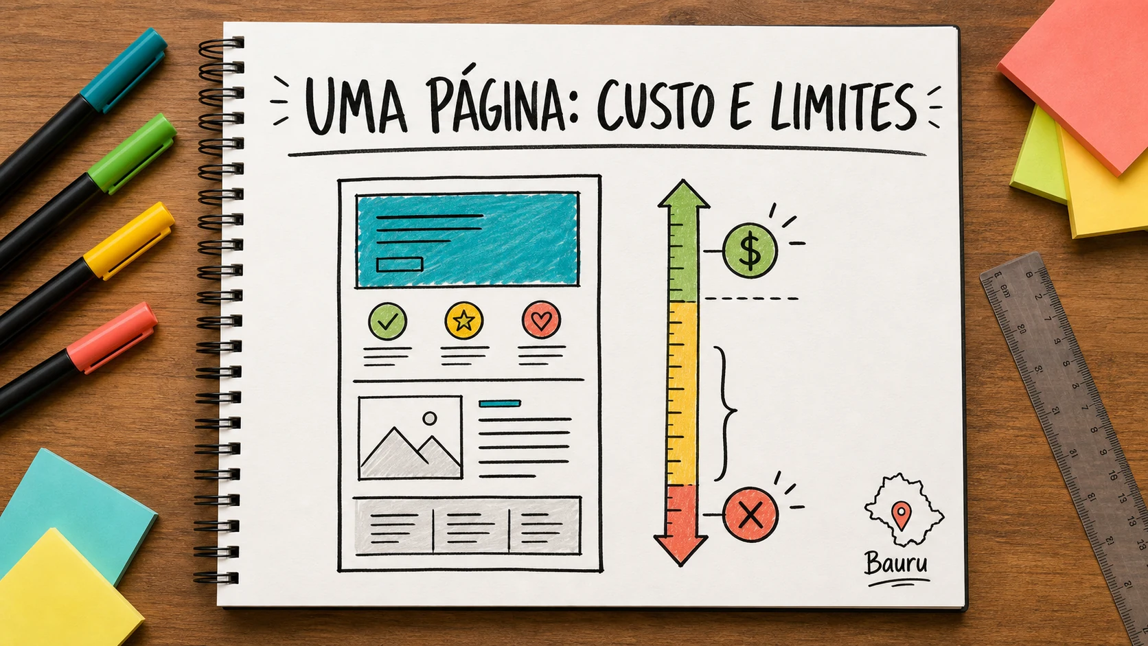 quanto custa site de uma página e seus limites de conteúdo