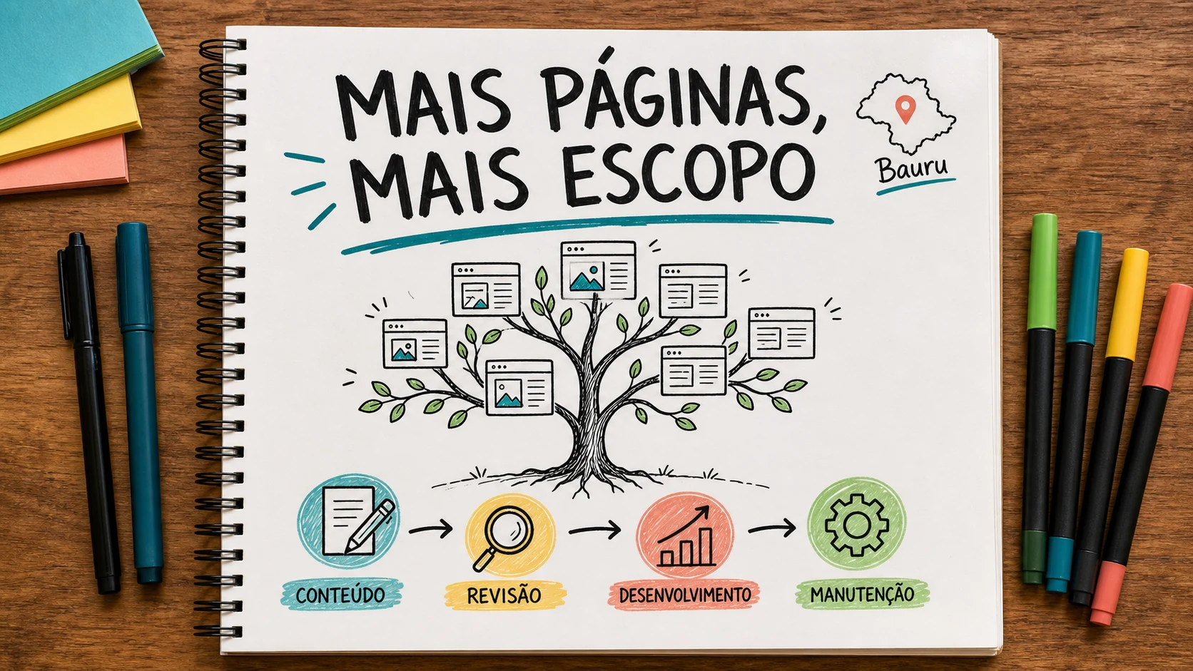 quanto custa site com várias páginas organizadas por serviço