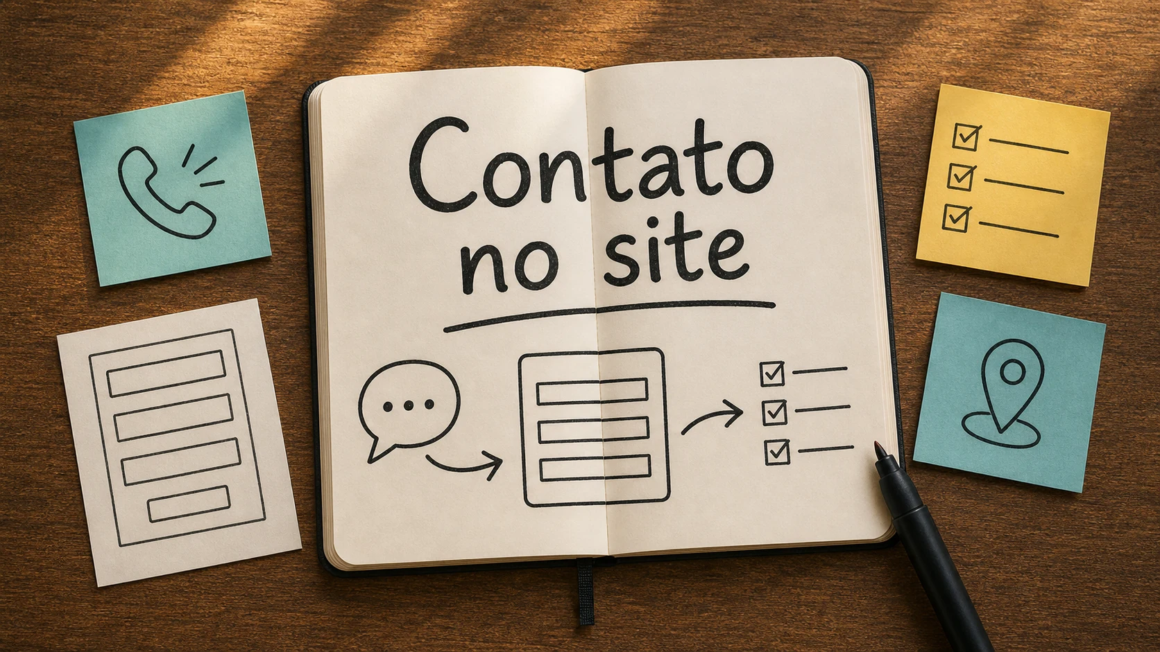 site com WhatsApp e formulário preço para receber contatos e orçamentos